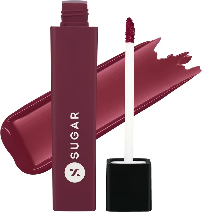 شوجر كوزماتيكس SUGAR Cosmetics Drop A Tint Lip Oil - 06 Roaring Raspberry, 4ml